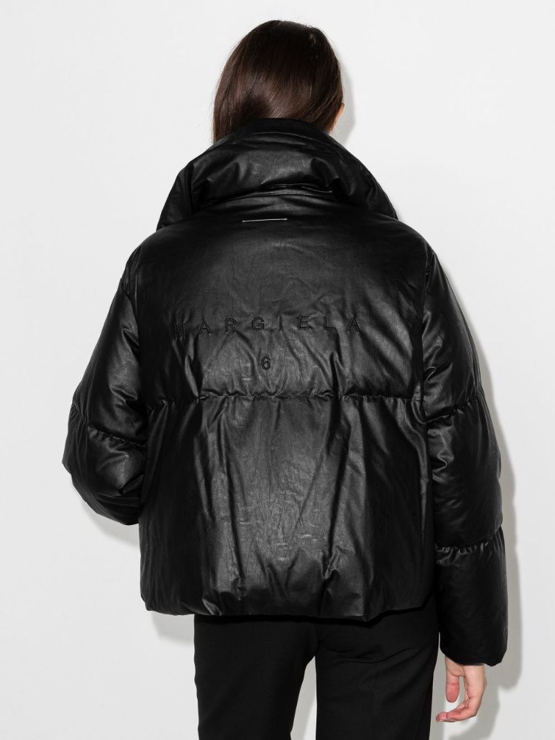 Quilted Faux Leather Jacket