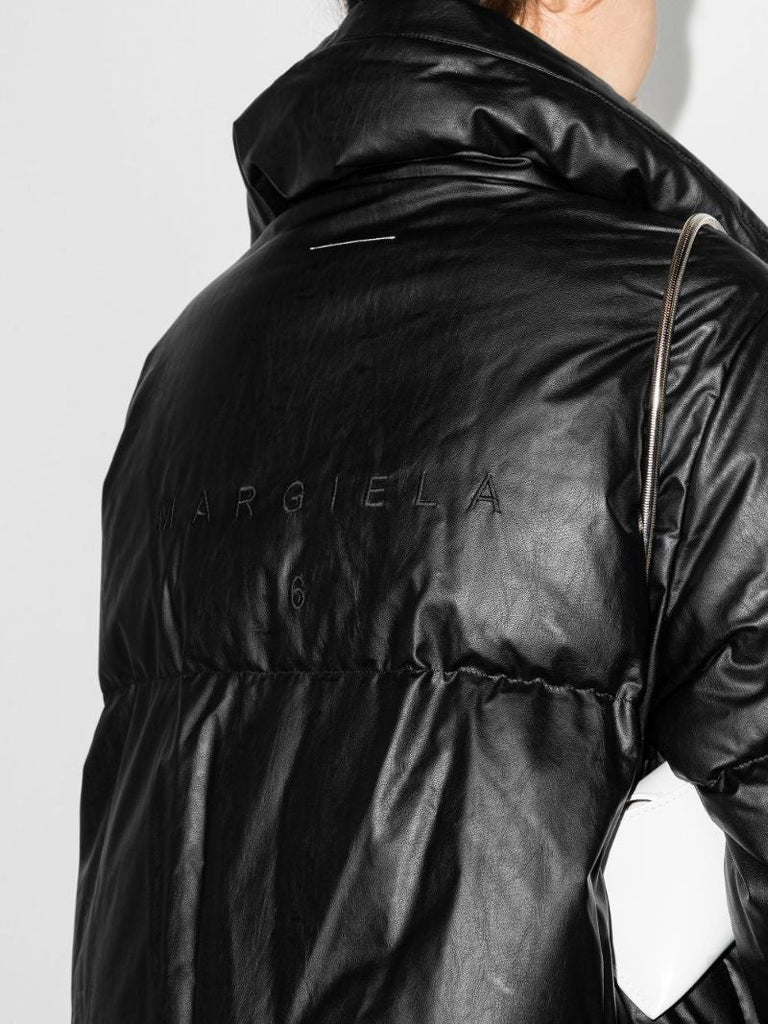 Quilted Faux Leather Jacket
