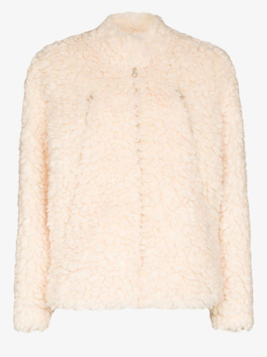 Zip-up Shearling Jacket