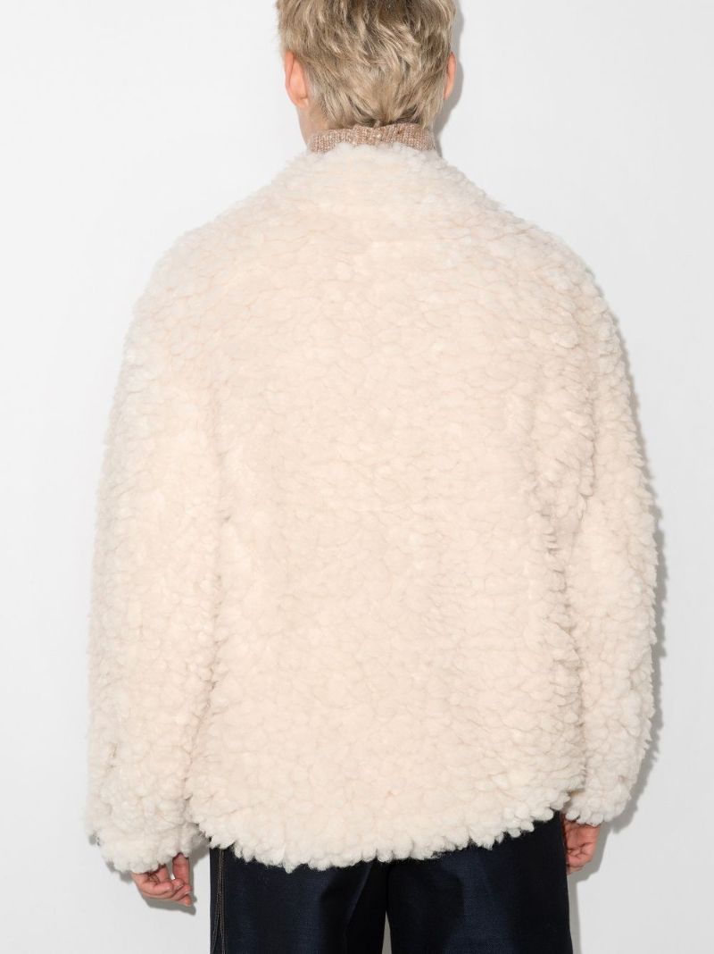 Zip-up Shearling Jacket