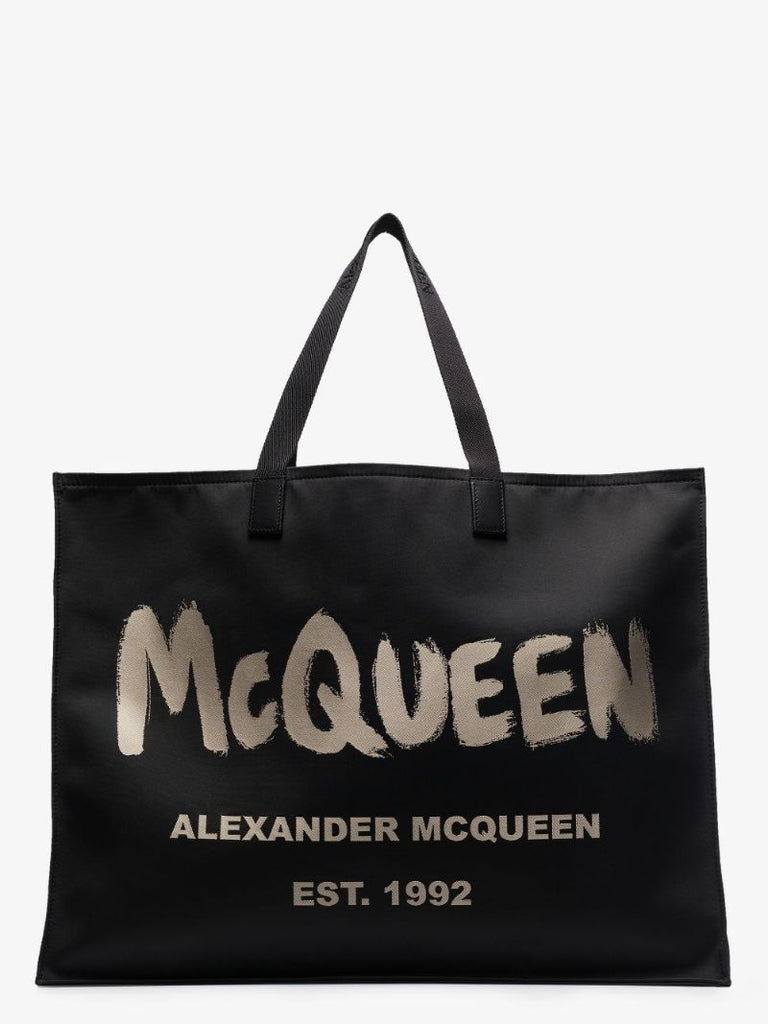 Black East West Tote Bag