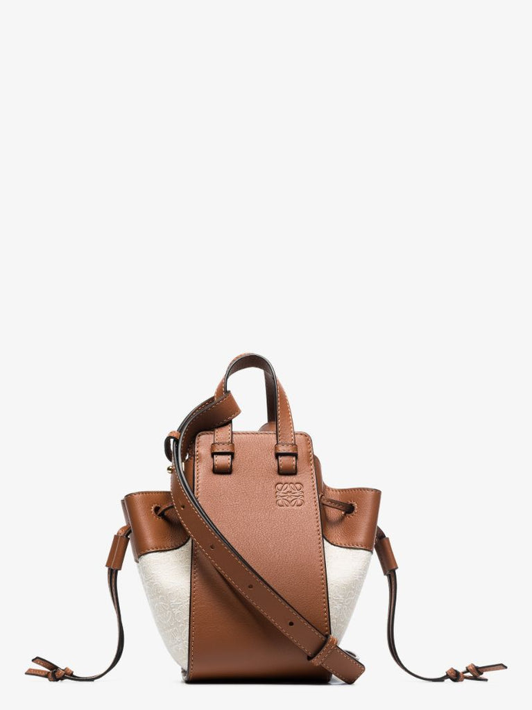 Neutral Hammock Mini Leather Tote Bag