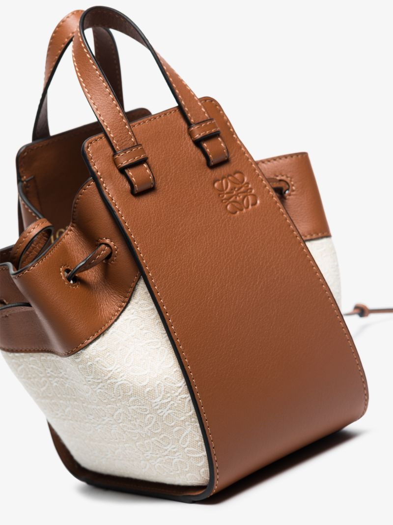 Neutral Hammock Mini Leather Tote Bag