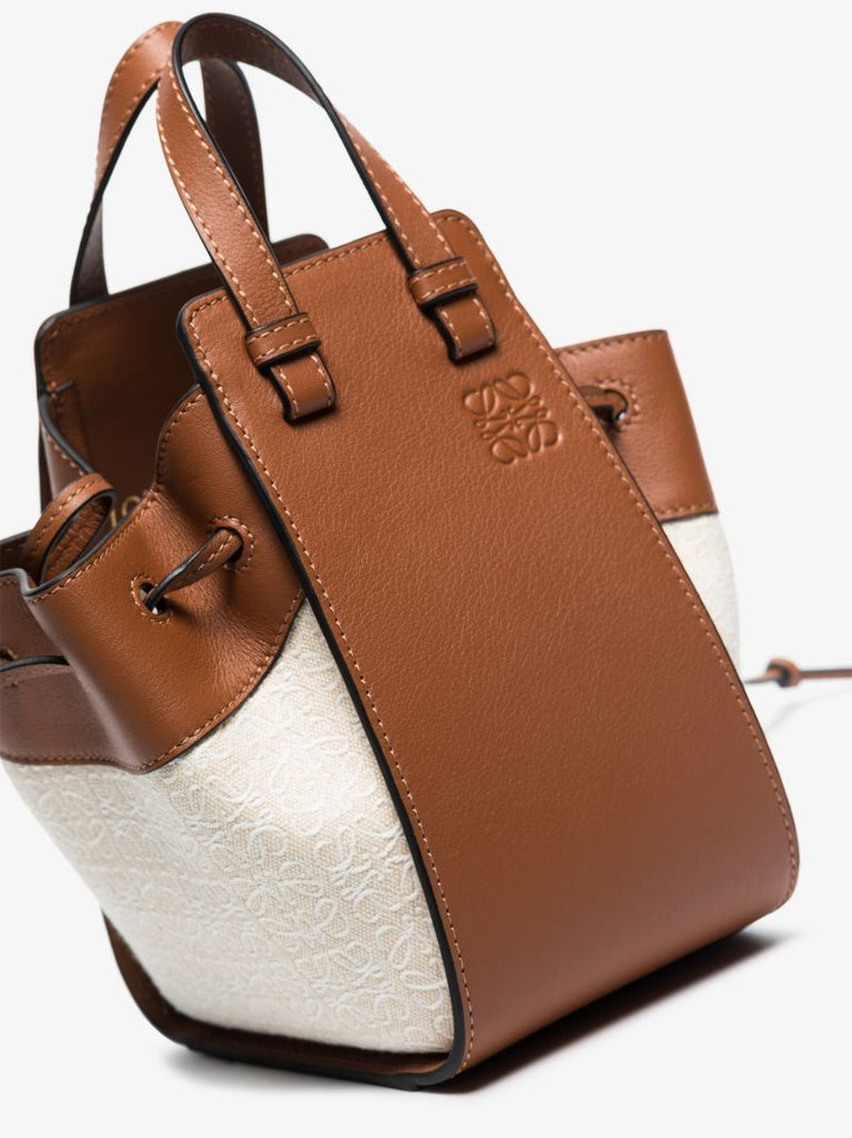 Neutral Hammock Mini Leather Tote Bag