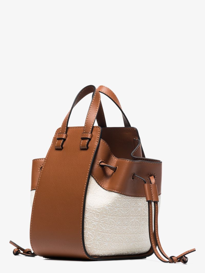 Neutral Hammock Mini Leather Tote Bag