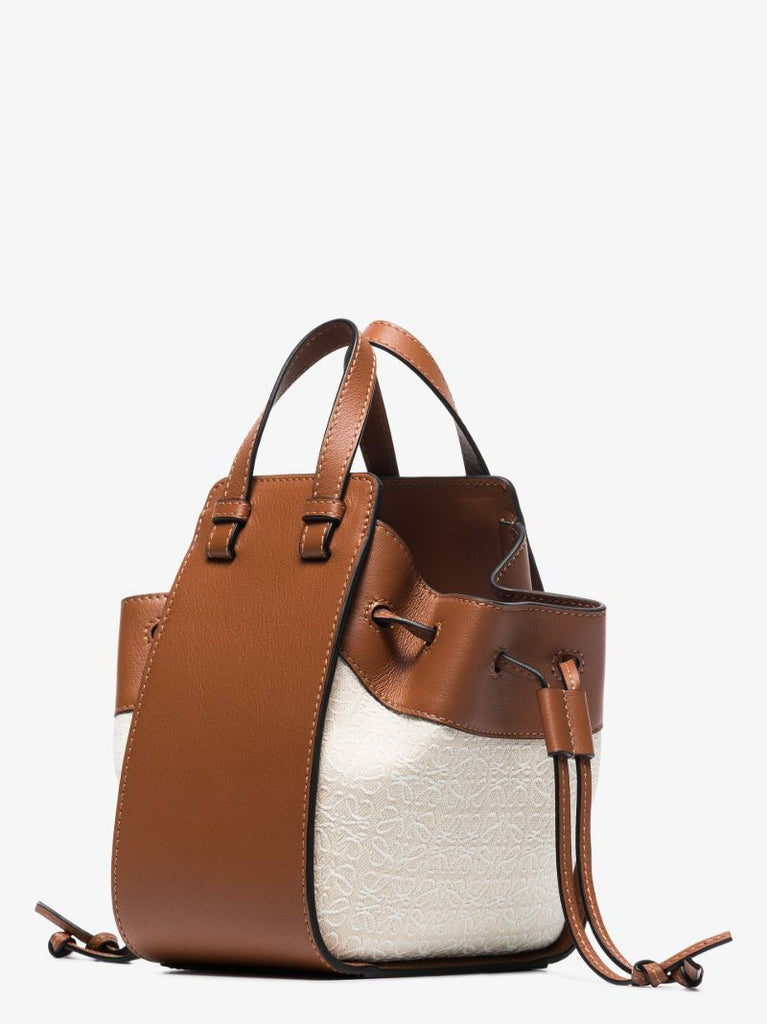 Neutral Hammock Mini Leather Tote Bag