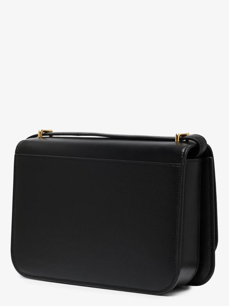 Black Goya Leather Shoulder Bag