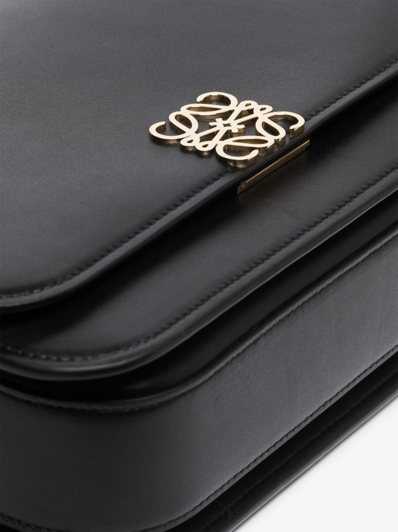 Black Goya Leather Shoulder Bag