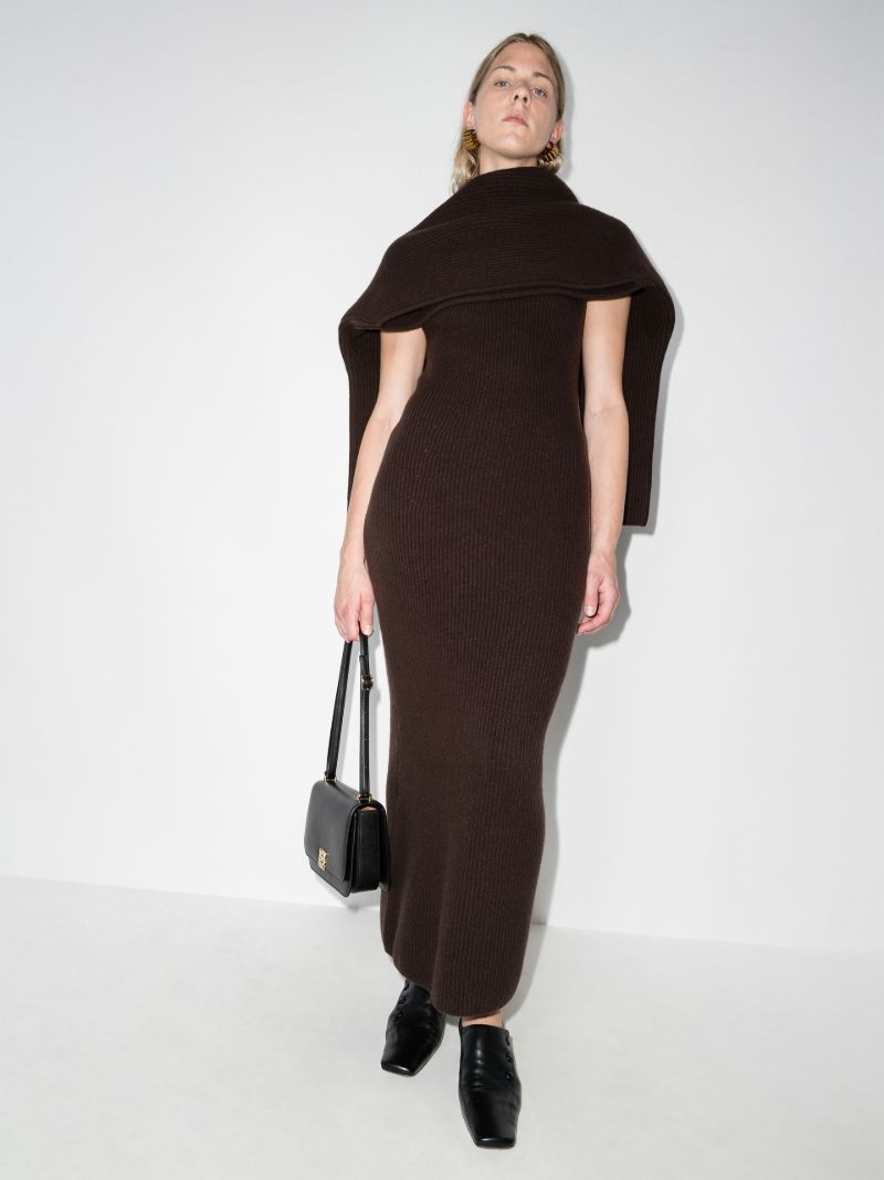 Black Goya Leather Shoulder Bag