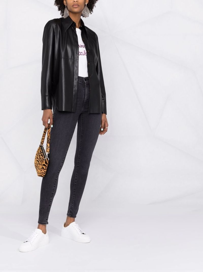 Black Mile High Super Skinny Jeans