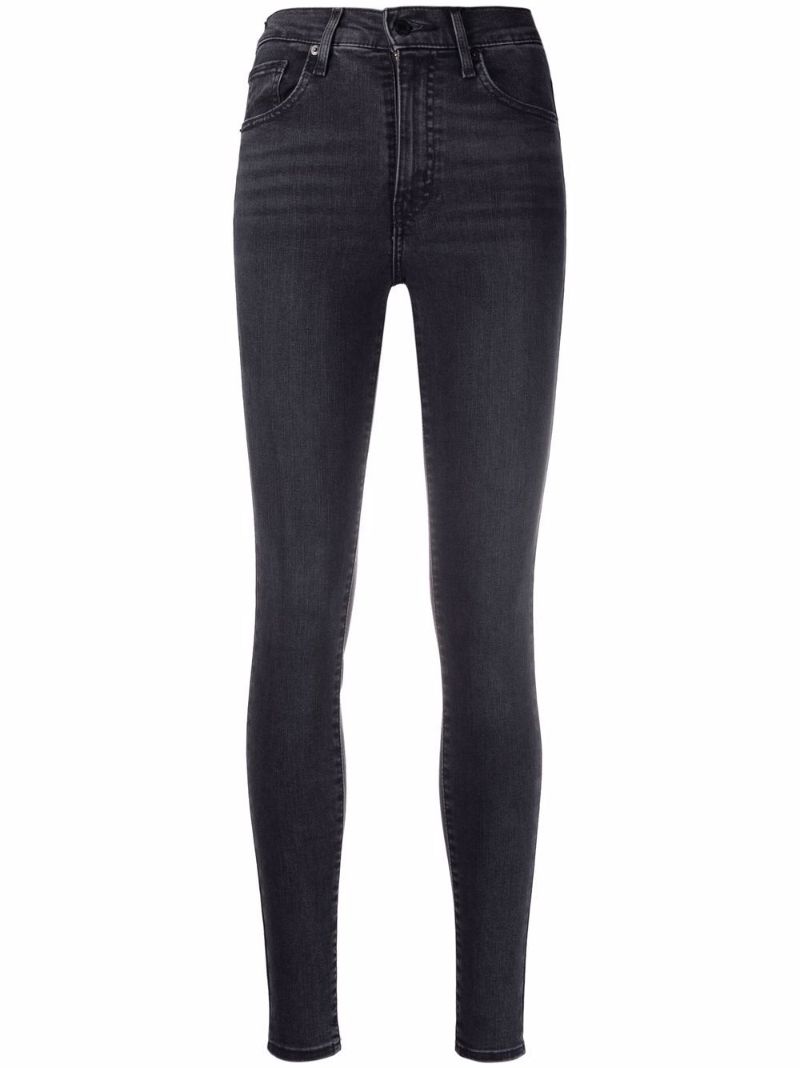 Black Mile High Super Skinny Jeans