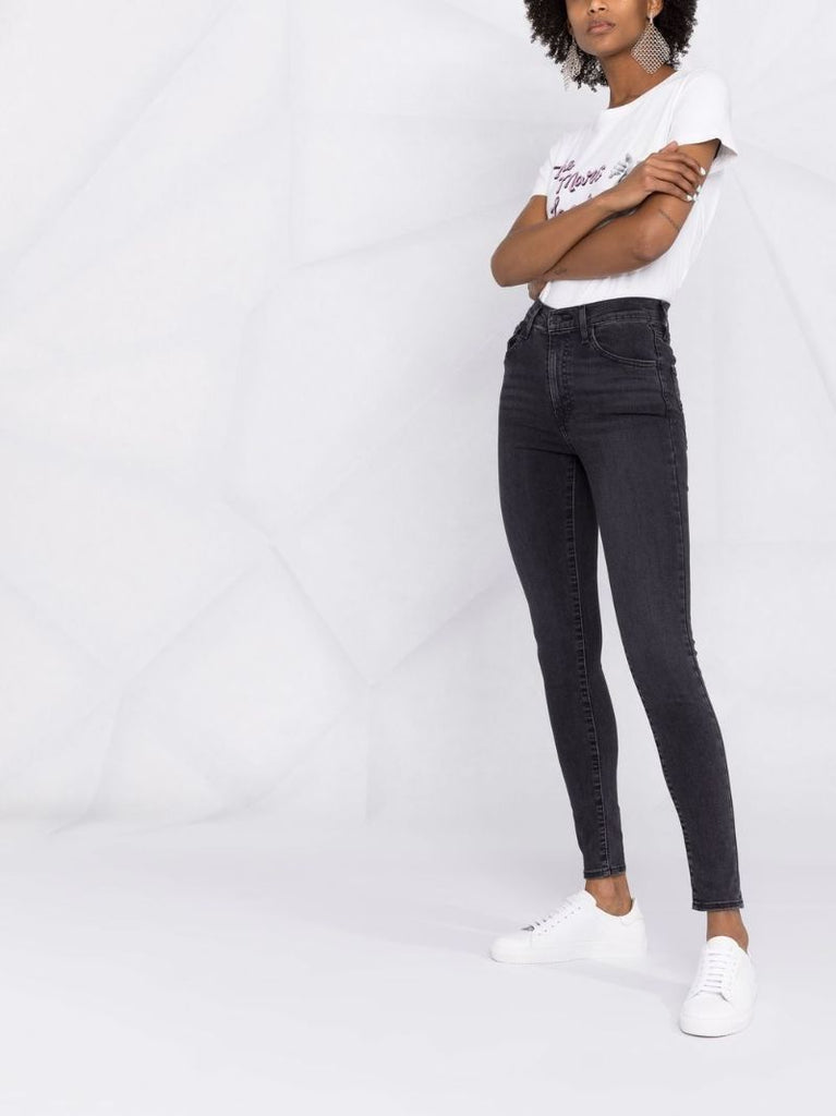 Black Mile High Super Skinny Jeans