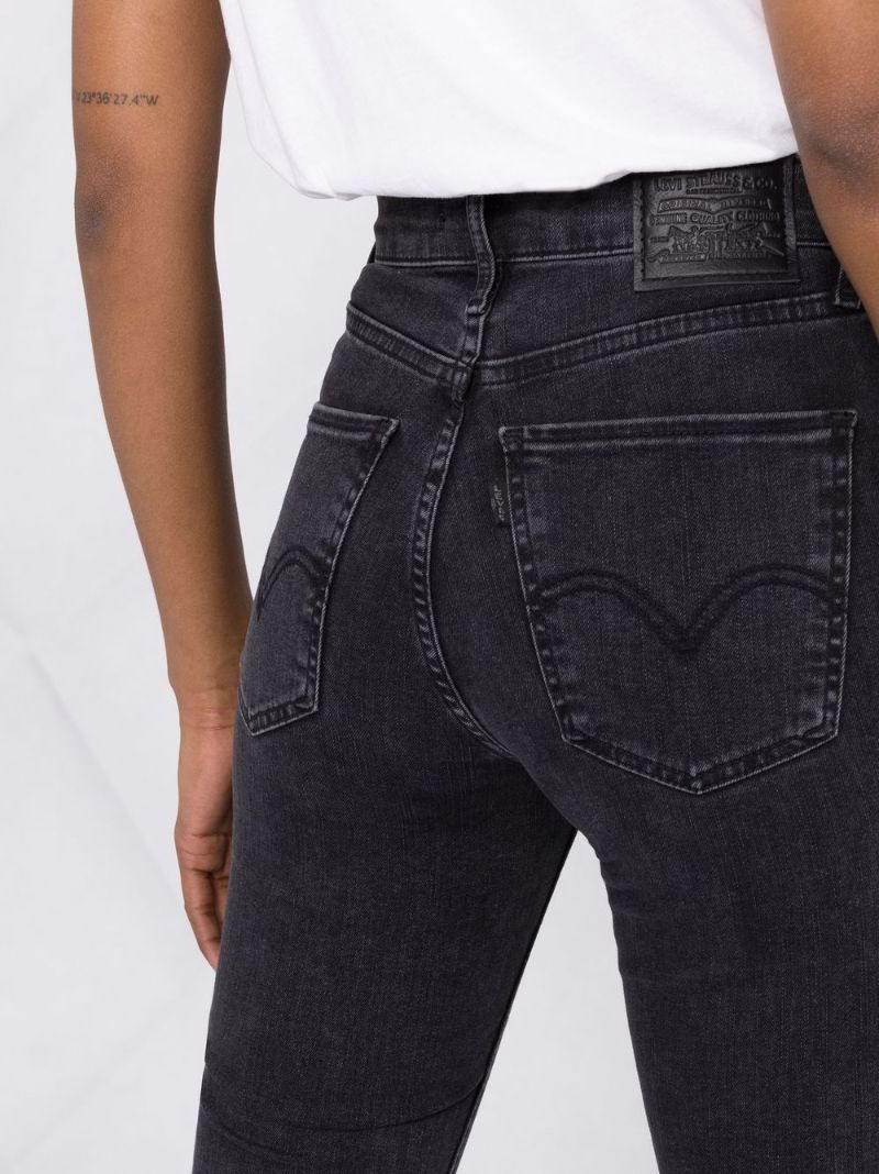 Black Mile High Super Skinny Jeans