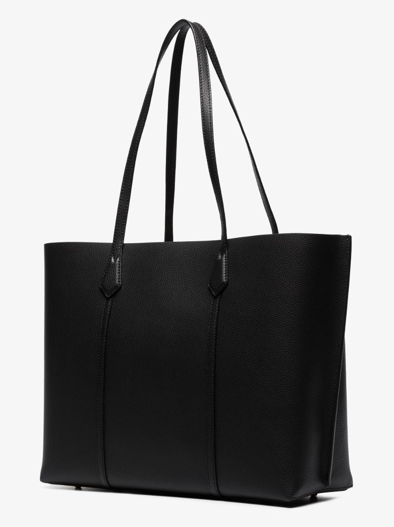 Black Perry Triple Compartment Tote Bag