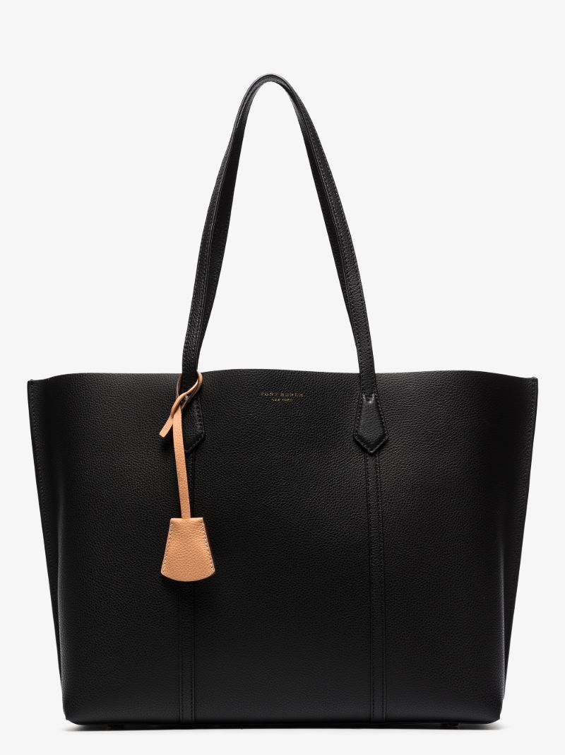 Black Perry Triple Compartment Tote Bag