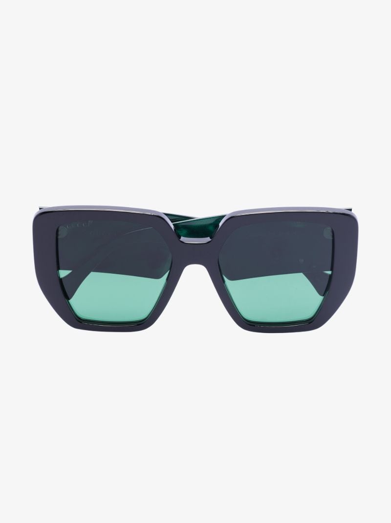 Black Oversized Square Sunglasses