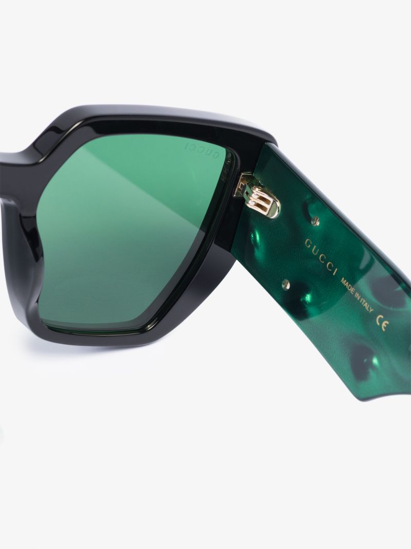 Black Oversized Square Sunglasses