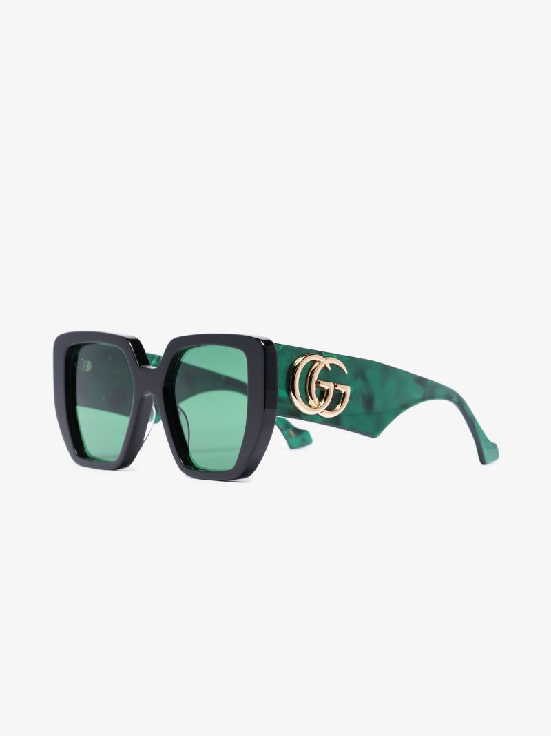 Black Oversized Square Sunglasses