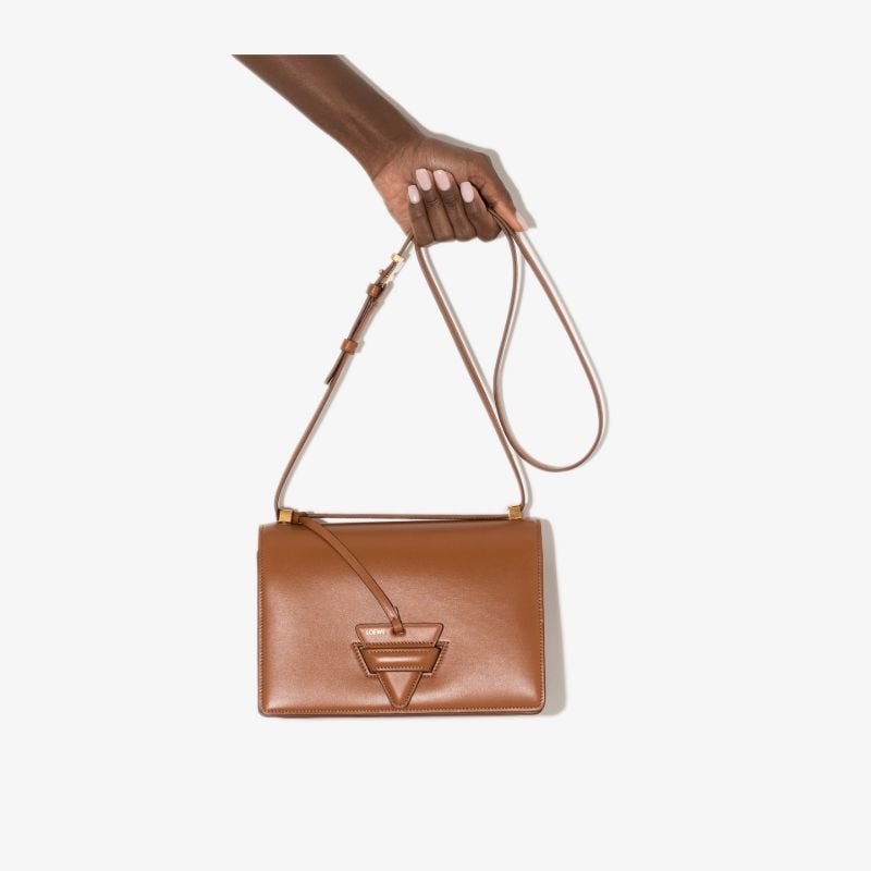 Brown Barcelona Leather Shoulder Bag