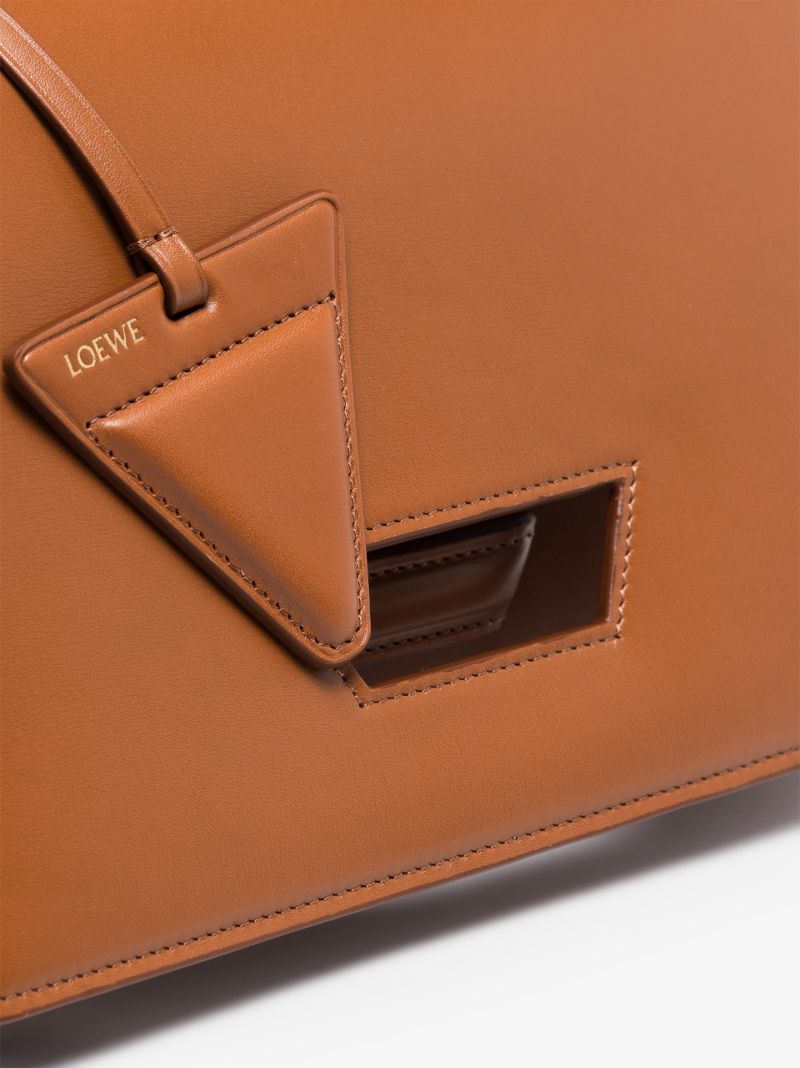 Brown Barcelona Leather Shoulder Bag
