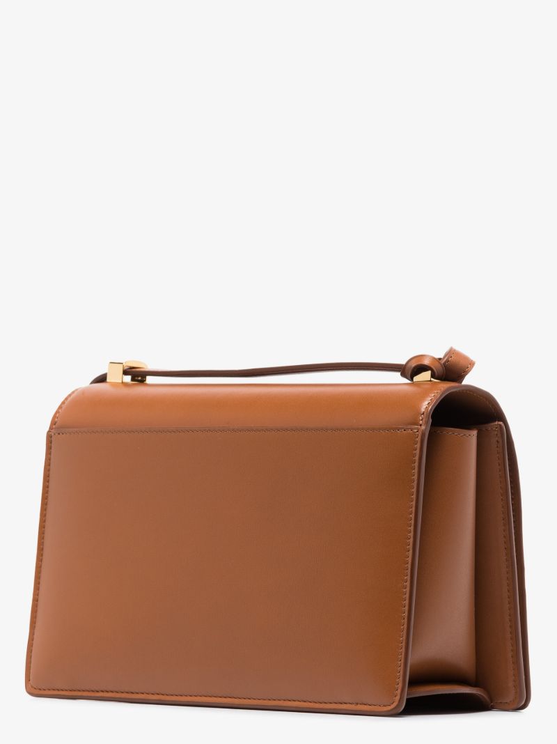 Brown Barcelona Leather Shoulder Bag