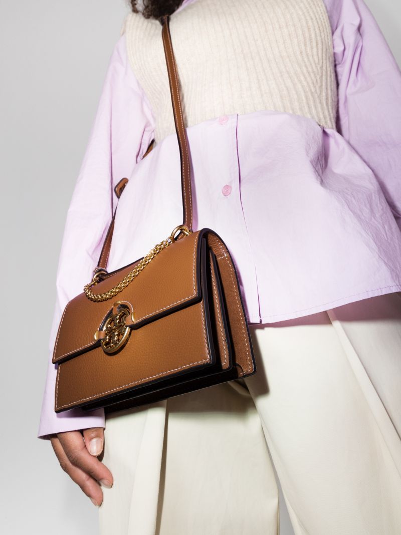 Brown Miller Leather Shoulder Bag