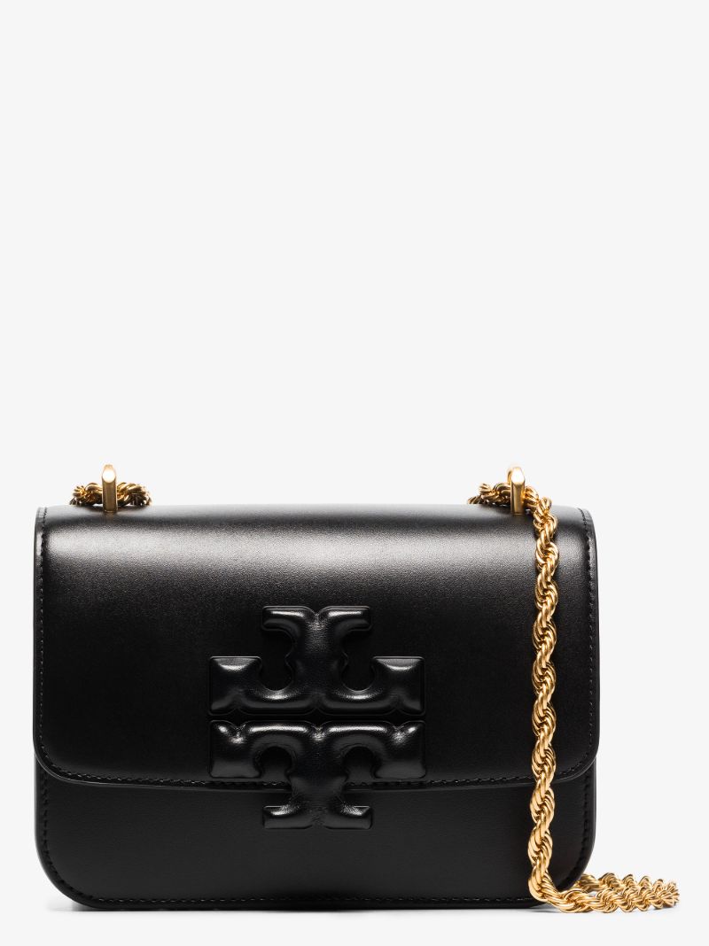 Black Eleanor Small Leather Shoulder Bag