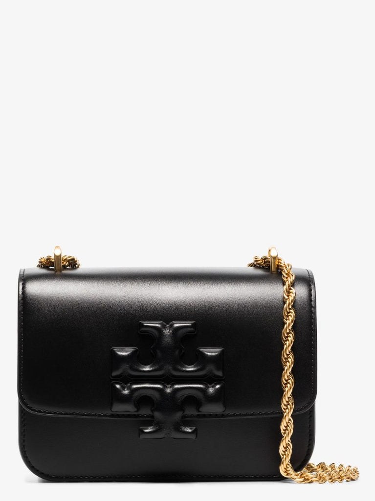 Black Eleanor Small Leather Shoulder Bag