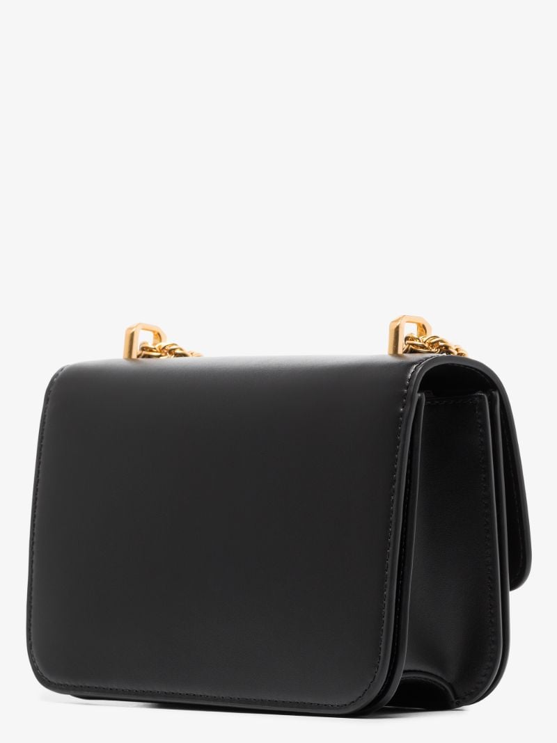 Black Eleanor Small Leather Shoulder Bag