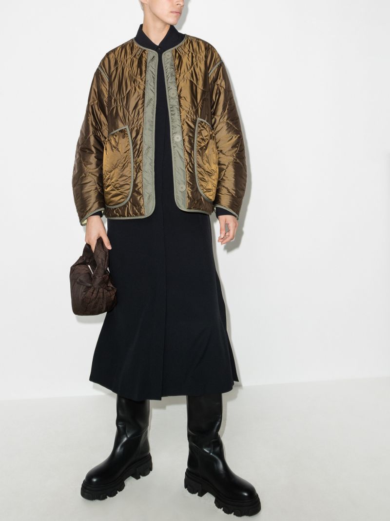 The Reversible Cropped Quilted Jacket