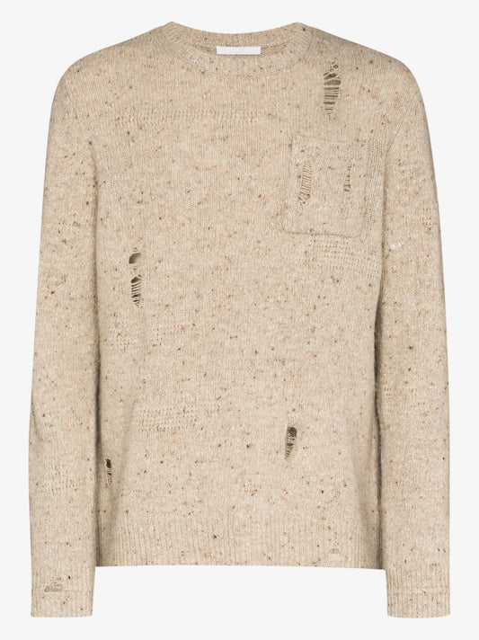 Distressed Knitted Sweater