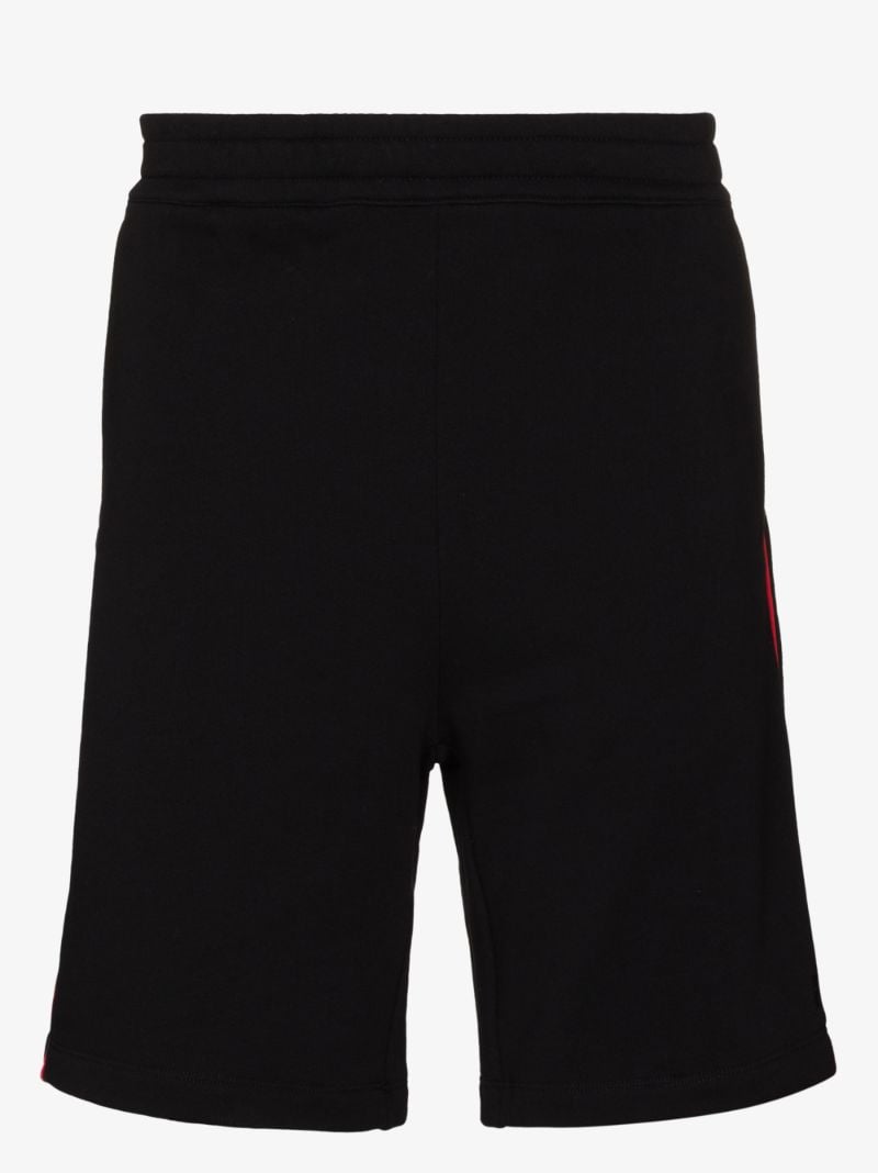 Piped Track Shorts