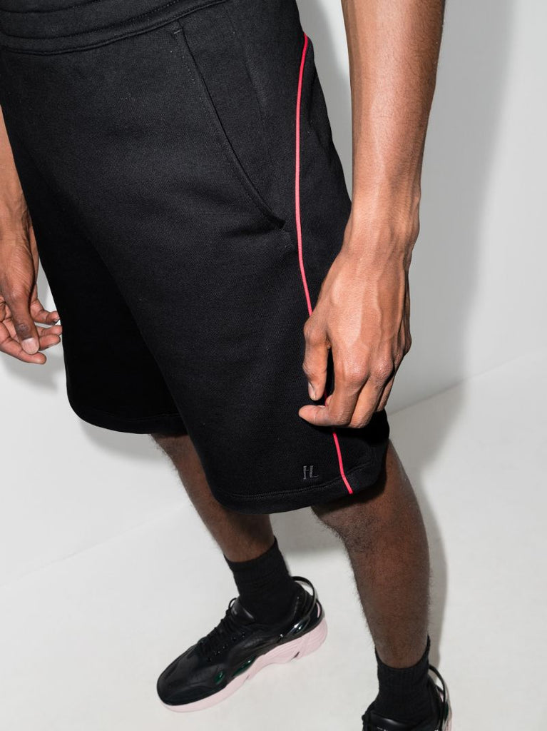 Piped Track Shorts