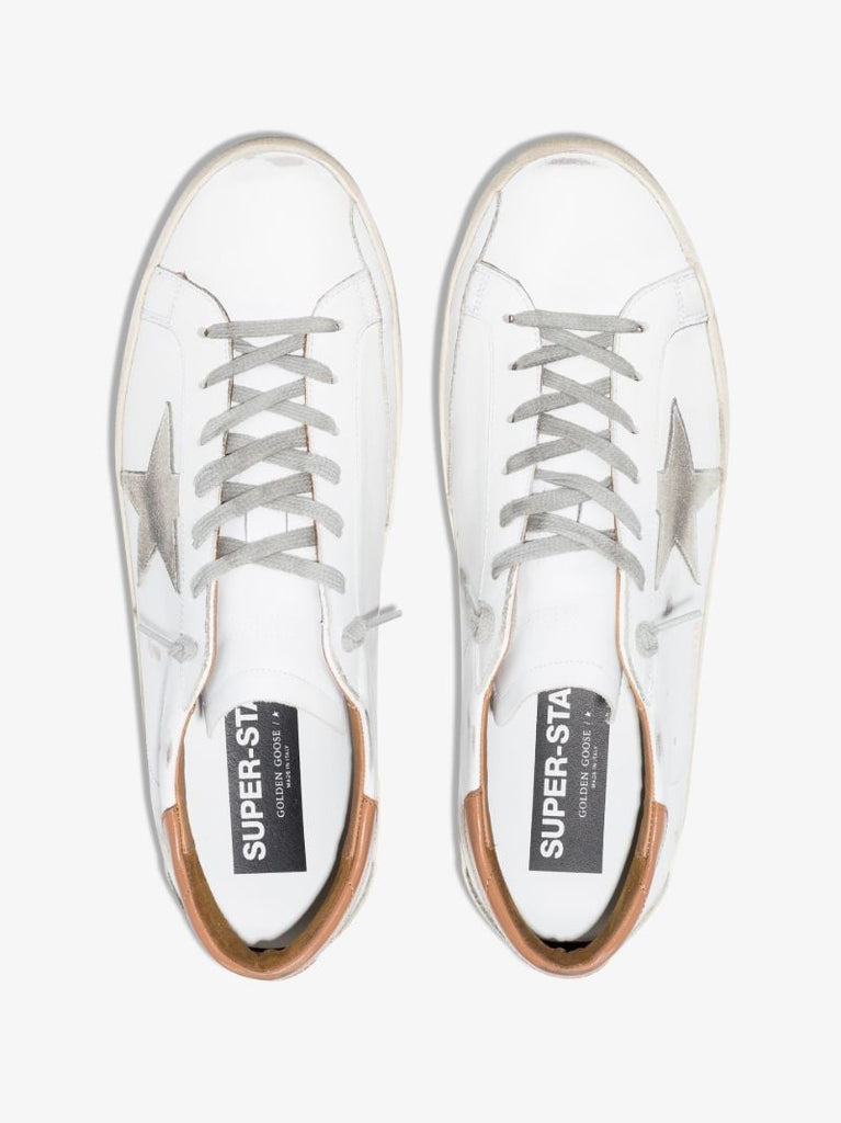 White Super-star Leather Sneakers