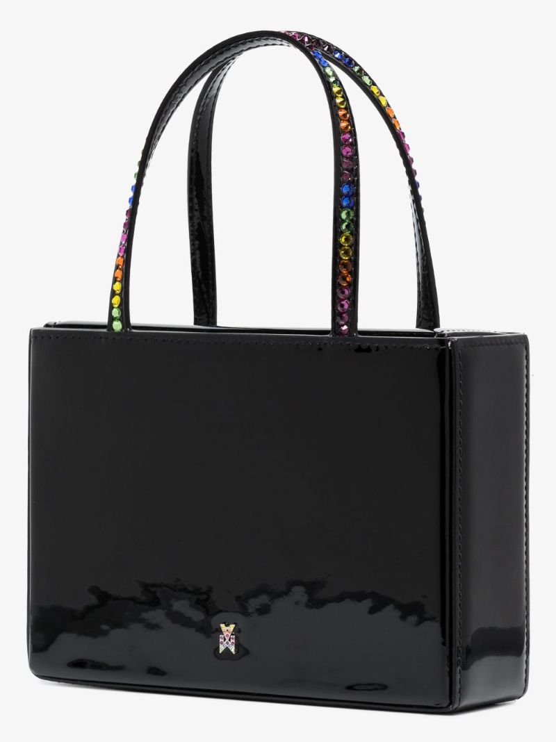 Black Gilda Patent Leather Mini Bag