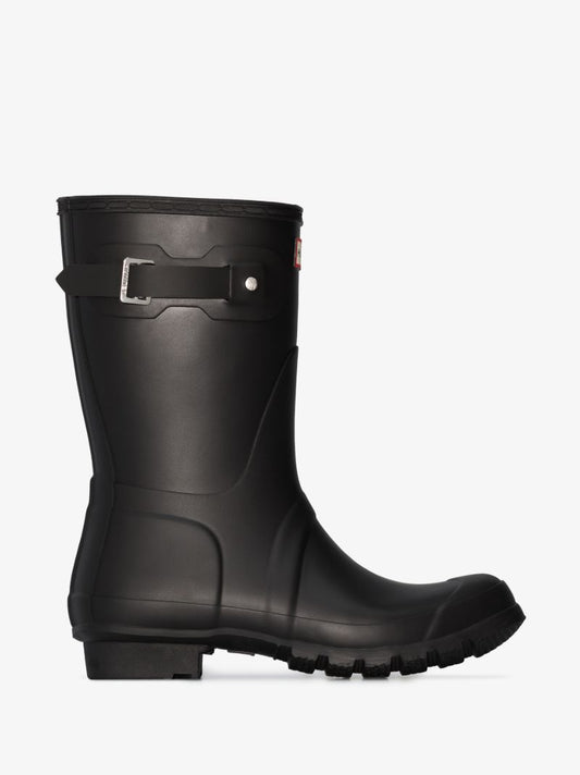 Black Original Short Wellington Boots