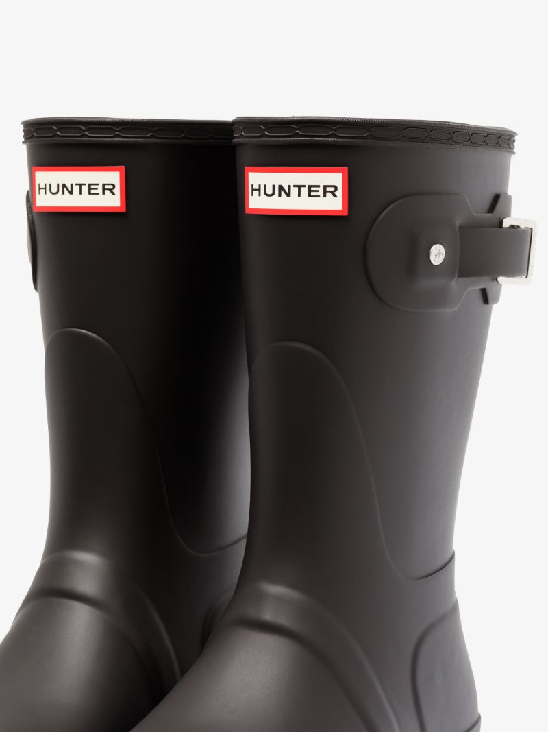 Black Original Short Wellington Boots
