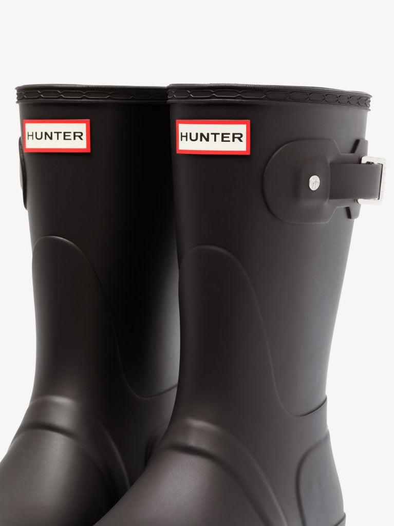 Black Original Short Wellington Boots