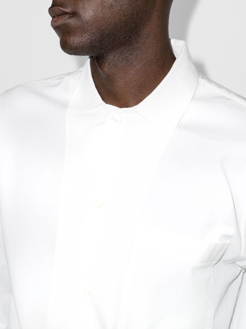 White Poplin Pajama Shirt