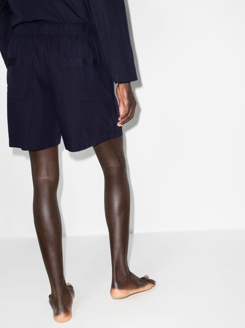 Navy Drawstring Pajama Shorts
