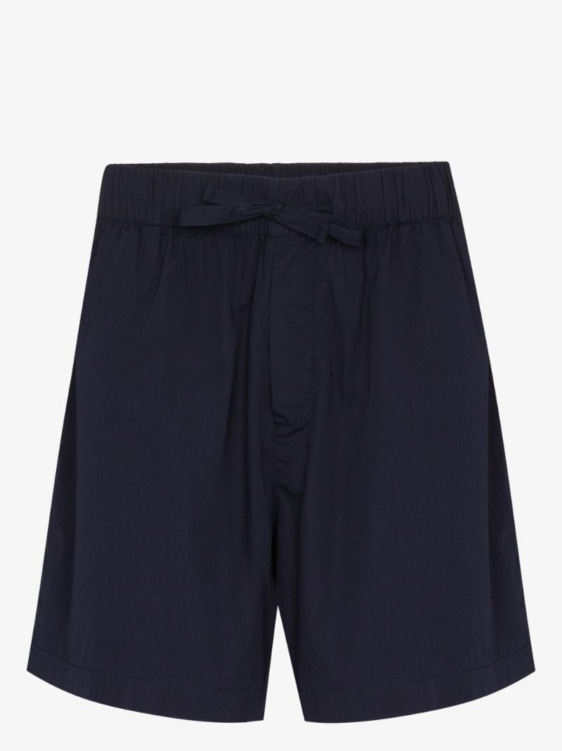 Navy Drawstring Pajama Shorts
