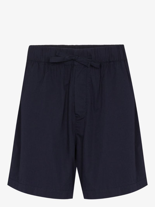 Navy Drawstring Pajama Shorts
