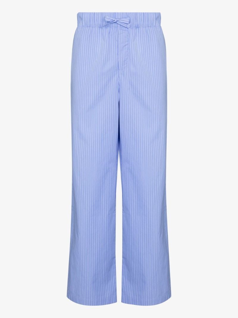 Blue Striped Pajama Trousers