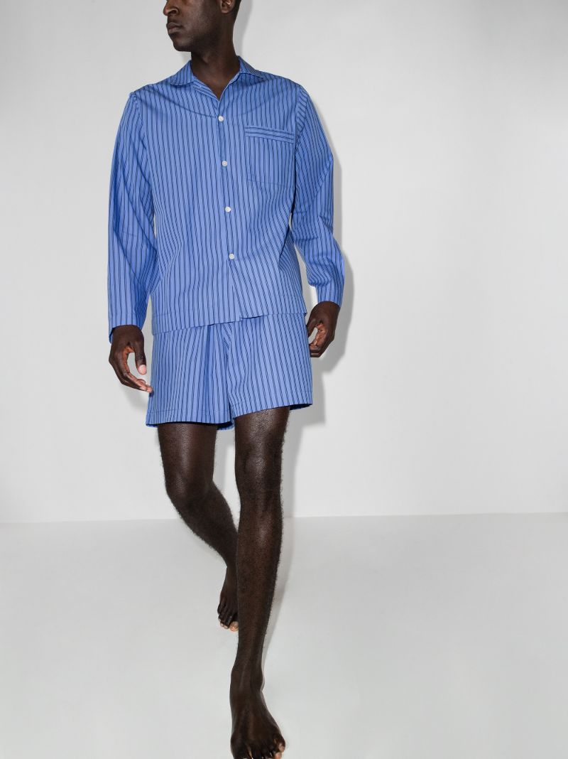 Striped Organic Cotton Pyjama Shorts