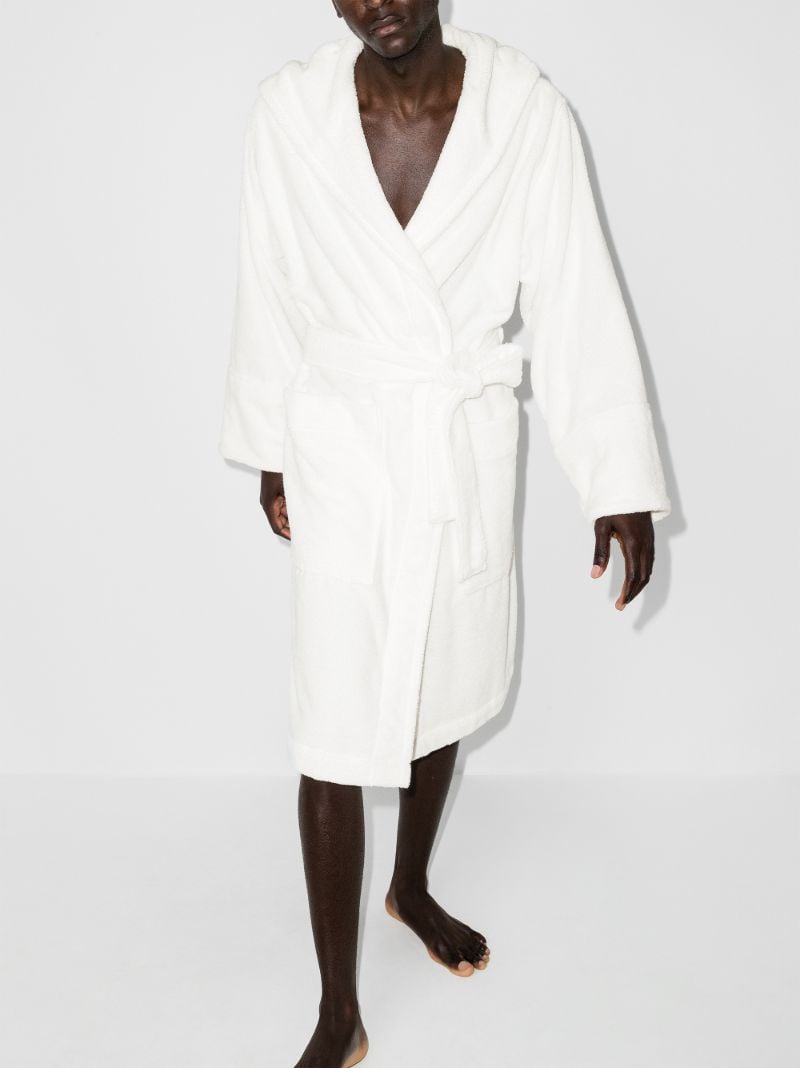 White Terry Cotton Bathrobe