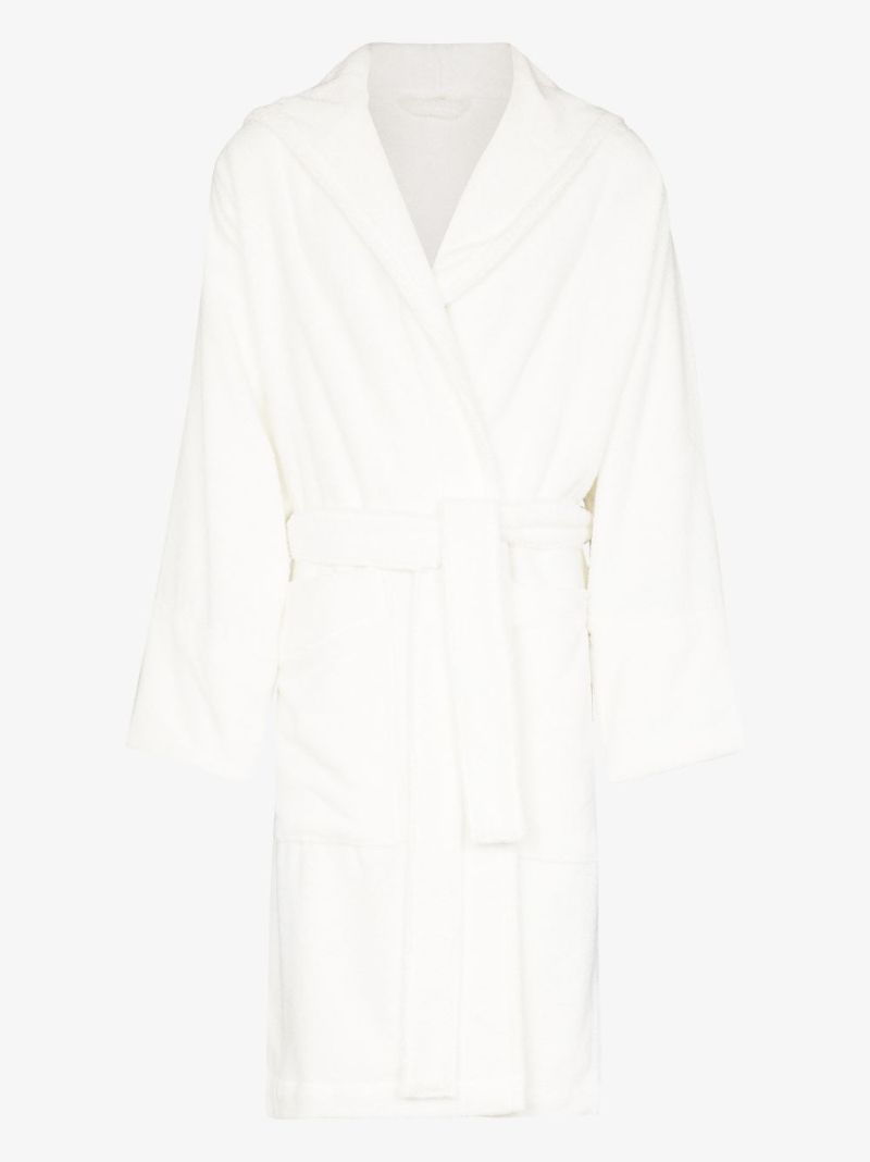 White Terry Cotton Bathrobe