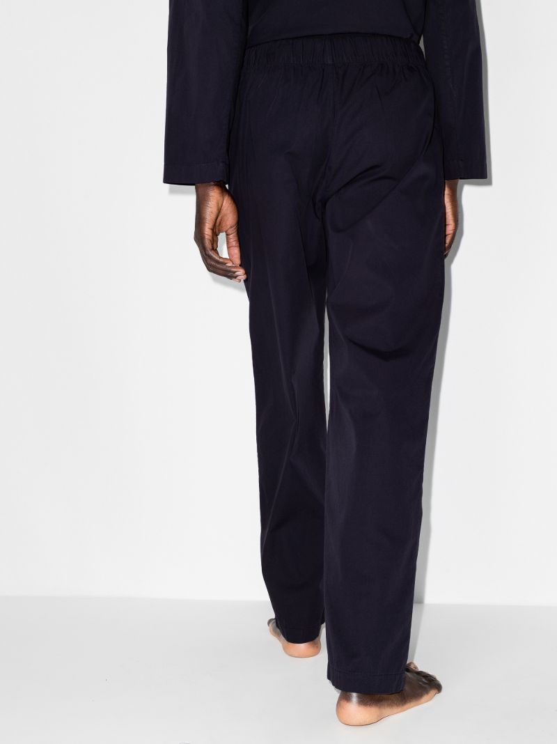 Navy Poplin Pajama Trousers