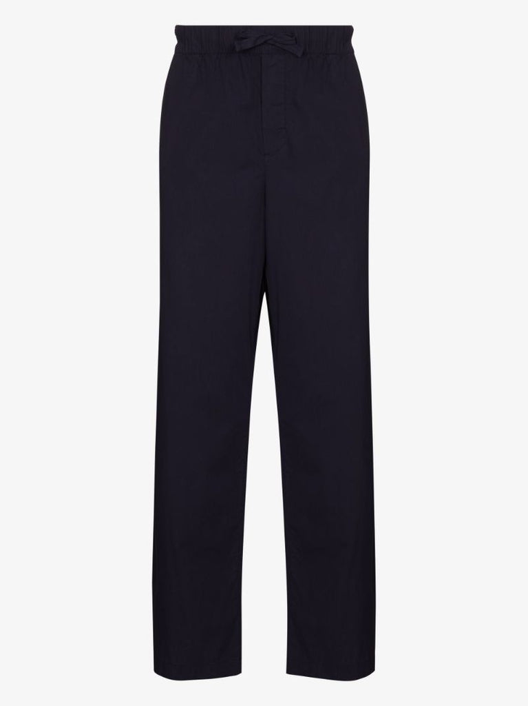 Navy Poplin Pajama Trousers
