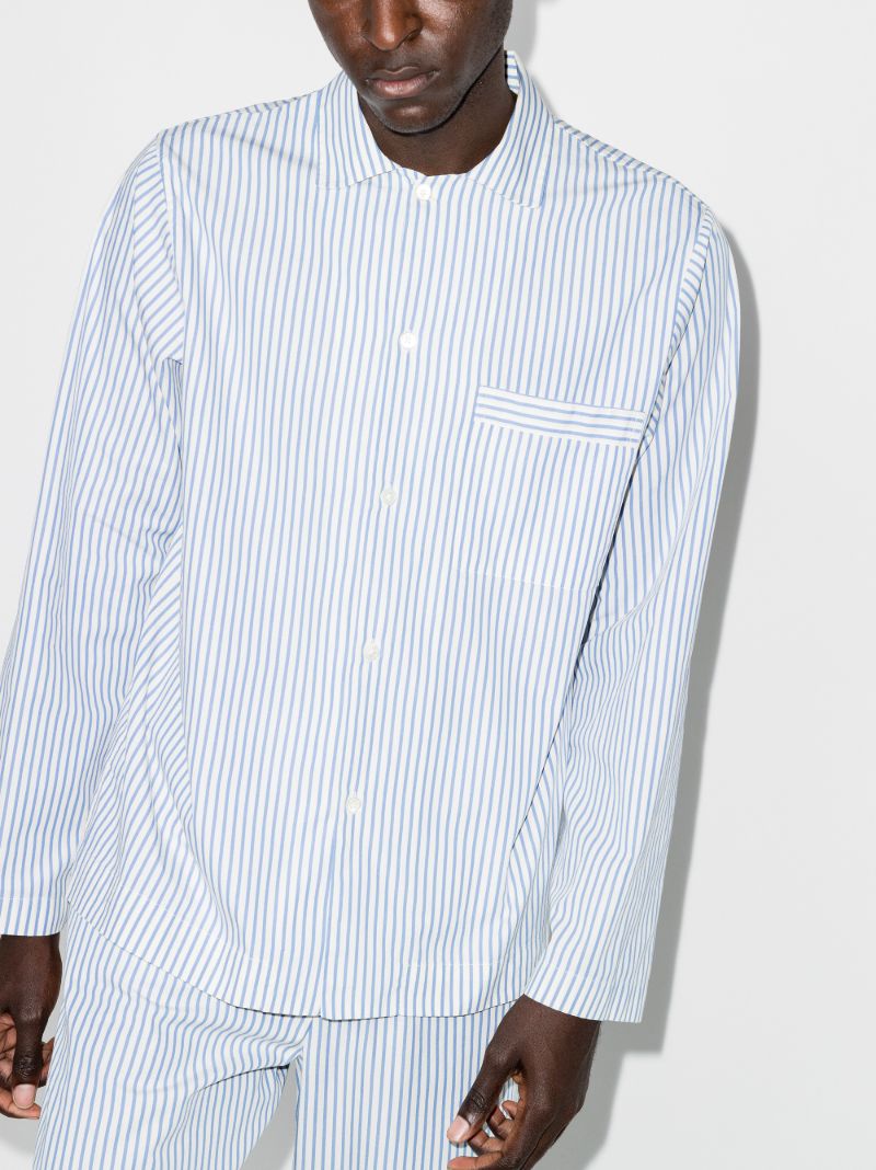 Striped Organic Cotton Pyjama Shirt