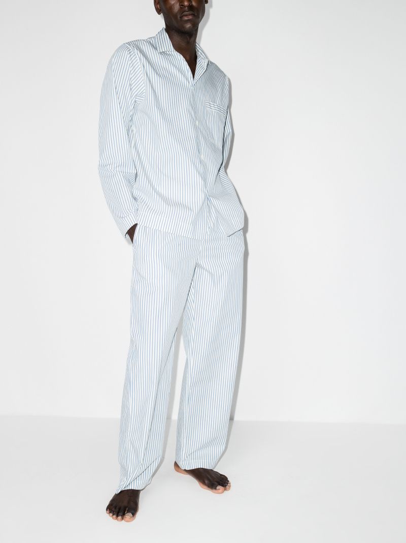 Striped Organic Cotton Pyjama Shirt